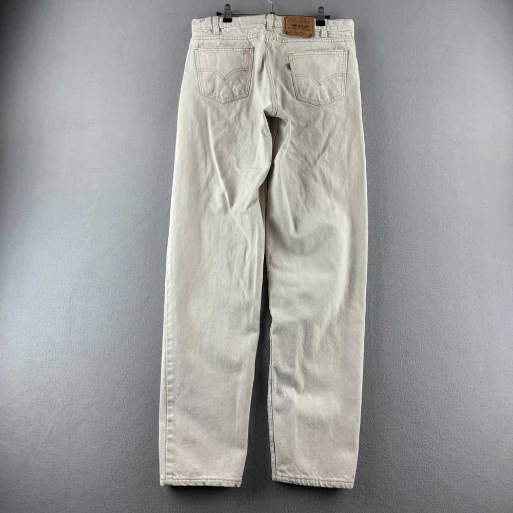 Vintage Levis Jeans Mens 34x34 (Fits 32x33) 550 Relaxed Tapered Orange Tab USA